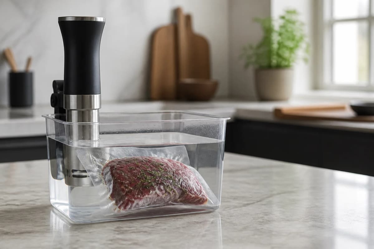 Sous vide-guide i et lyst dansk hverdagskøkken