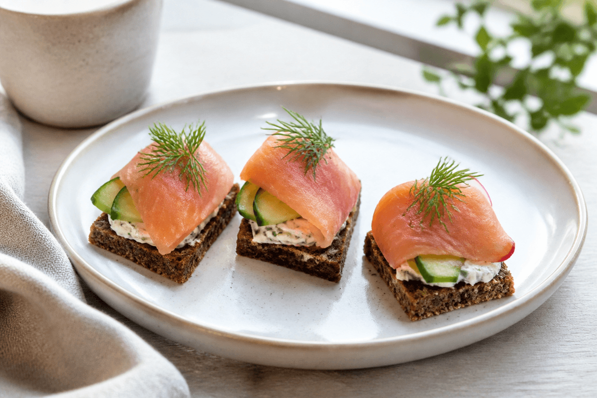 3 nemme hapsere anrettet i Madblikkets lyse nordiske billedstil