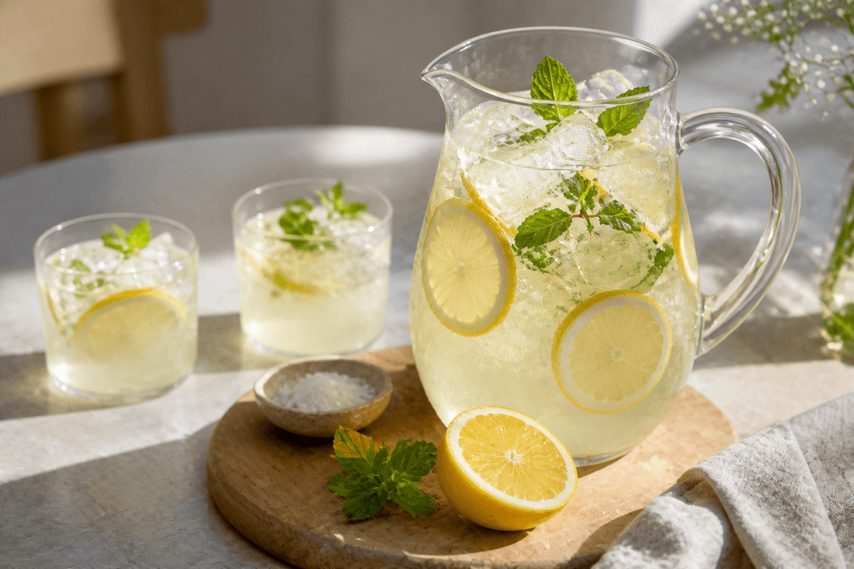 Lemonade anrettet i Madblikkets lyse nordiske billedstil