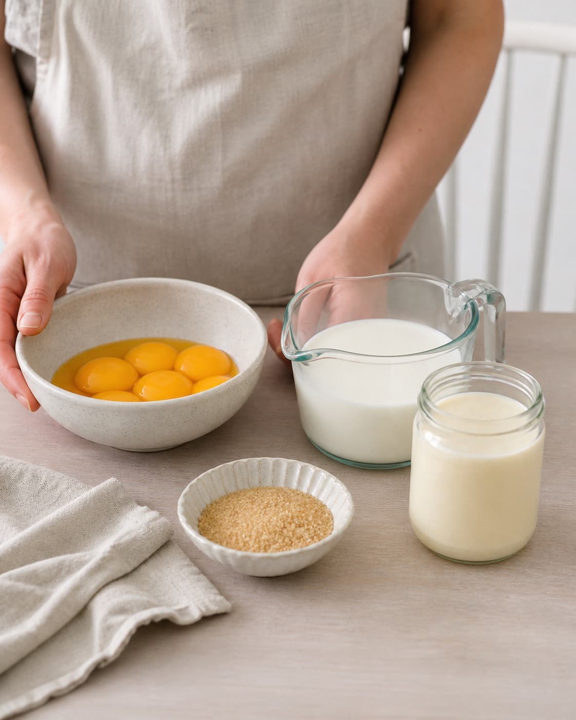 Cold cream milk pasteurised egg yolks sugar liquorice powder glucose and salt measured separately under tilberedningen af lakrids is