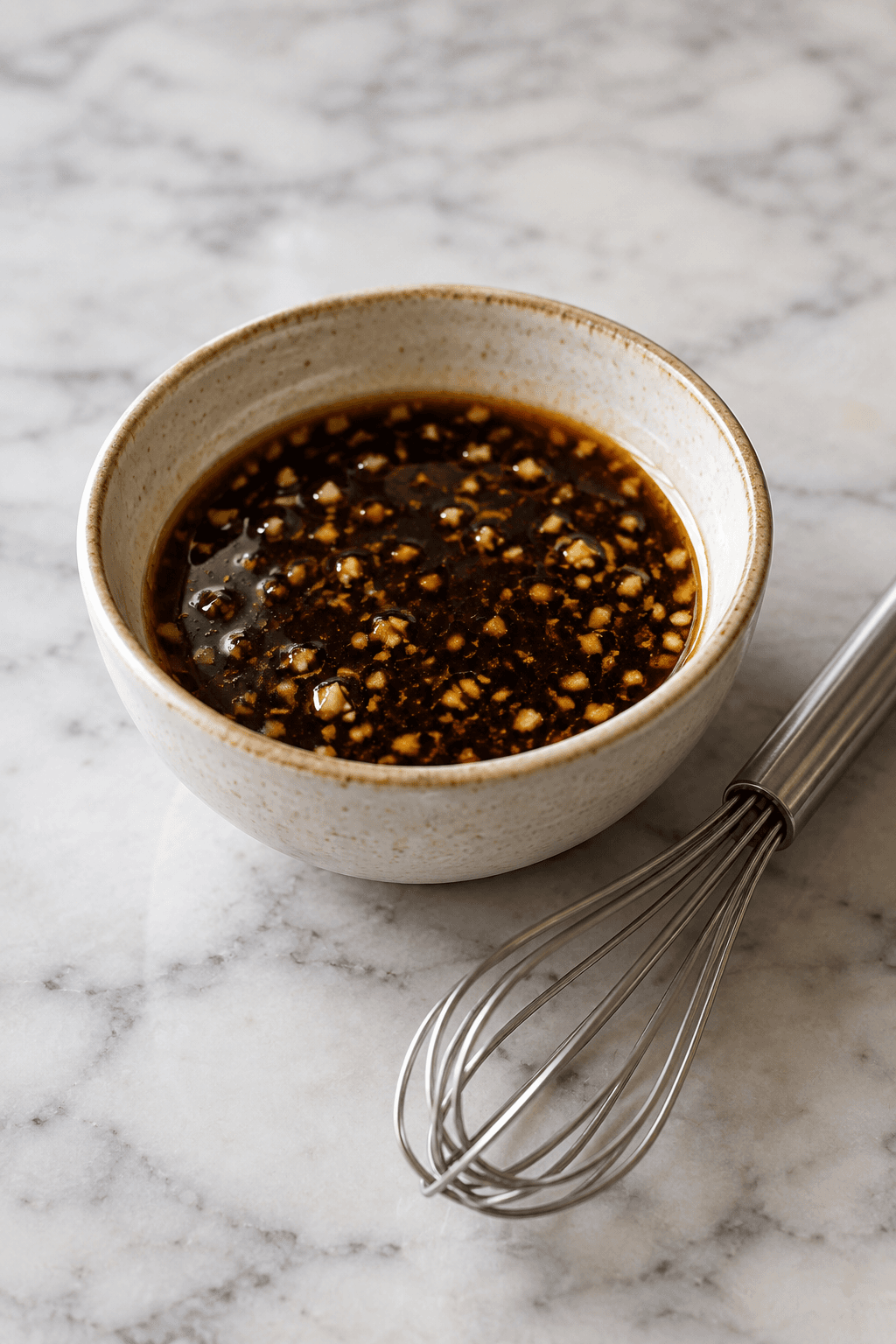 Mør ingefær-limesauce med soja, hvidløg og honning i én skål