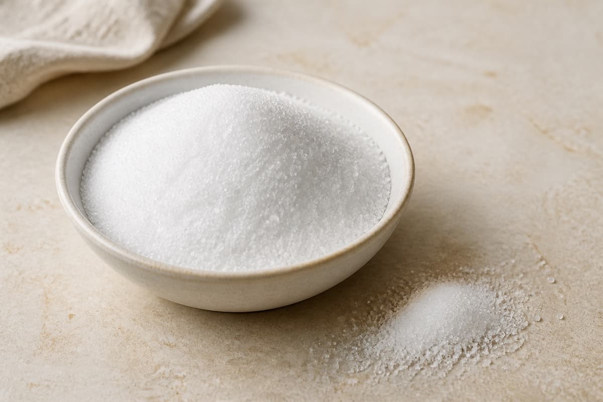 Dextrose fotograferet i naturligt nordisk køkkenlys