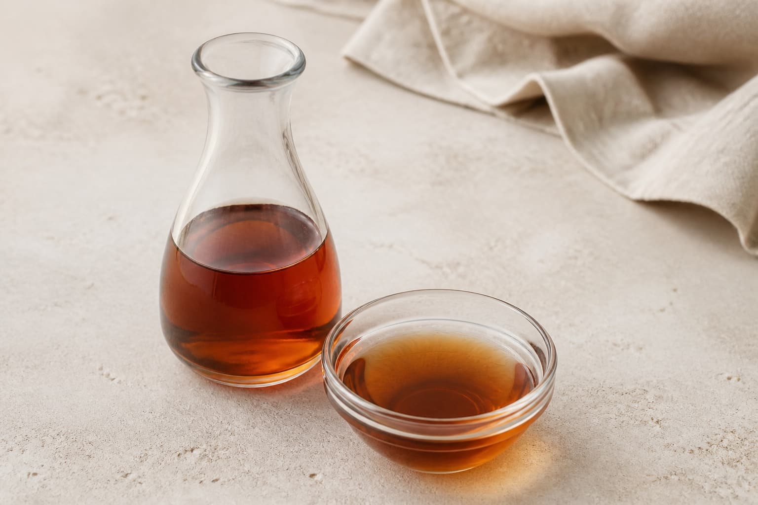Fiskesauce fotograferet i naturligt nordisk køkkenlys