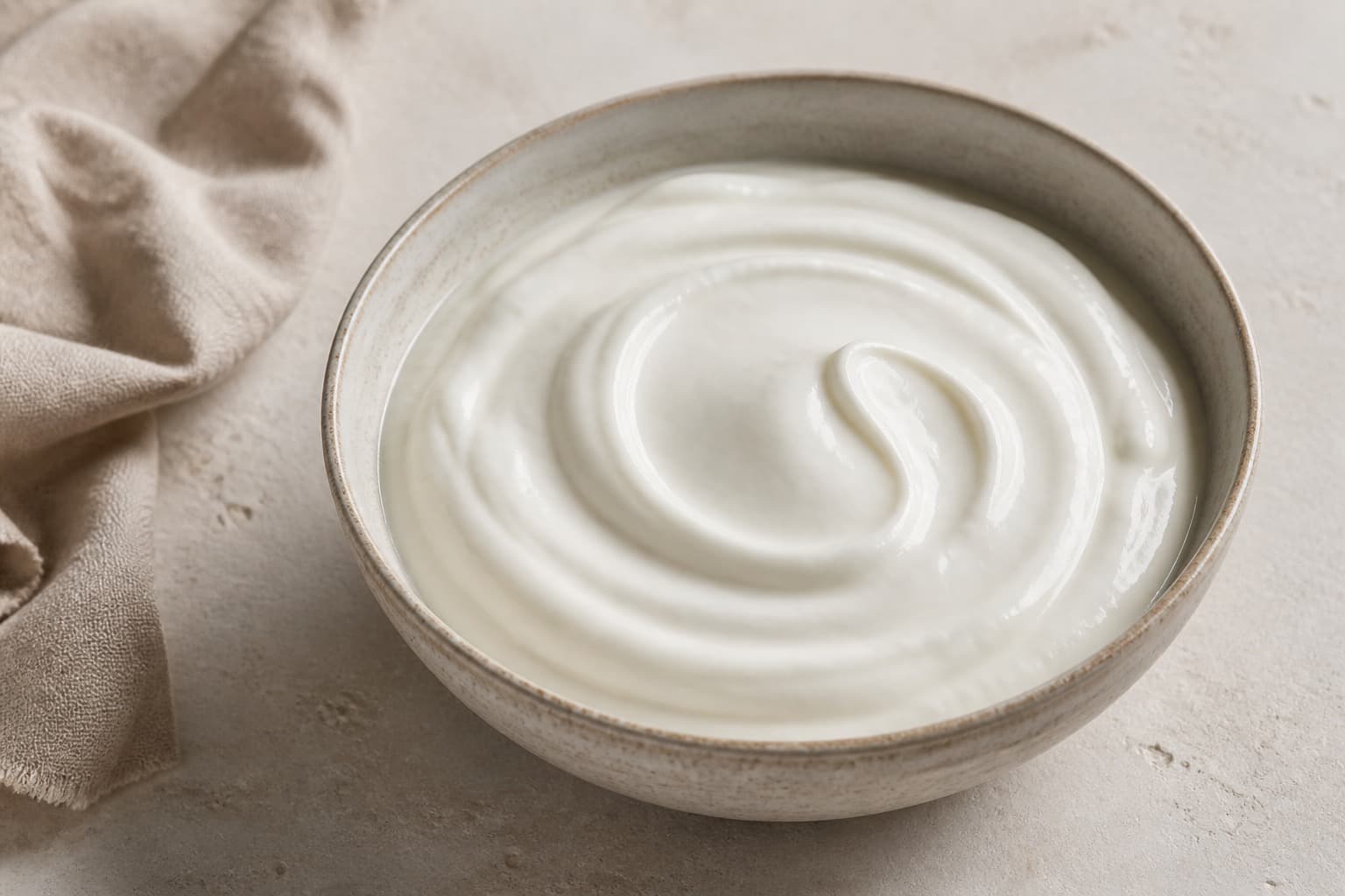 Gedeyoghurt fotograferet i naturligt nordisk køkkenlys