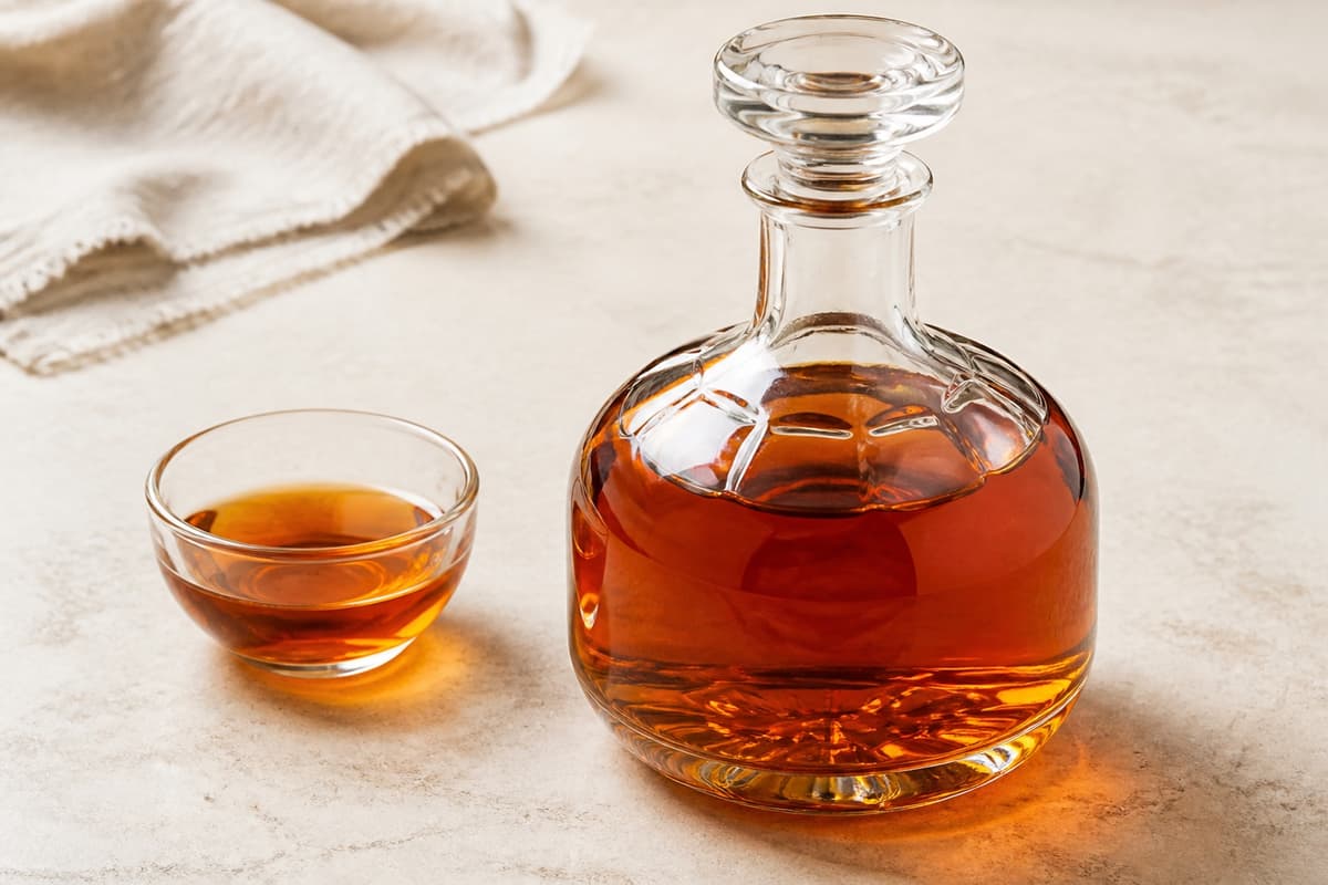 Grand marnier fotograferet i naturligt nordisk køkkenlys