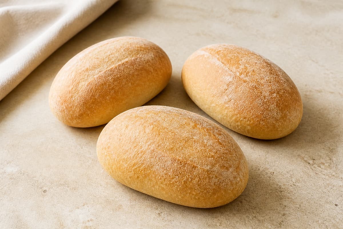 Sandwichboller fotograferet i naturligt nordisk køkkenlys