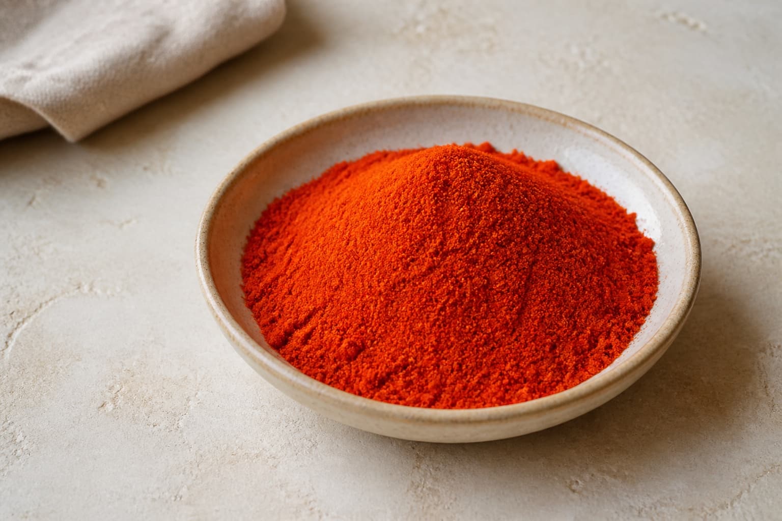 Sød paprika fotograferet i naturligt nordisk køkkenlys