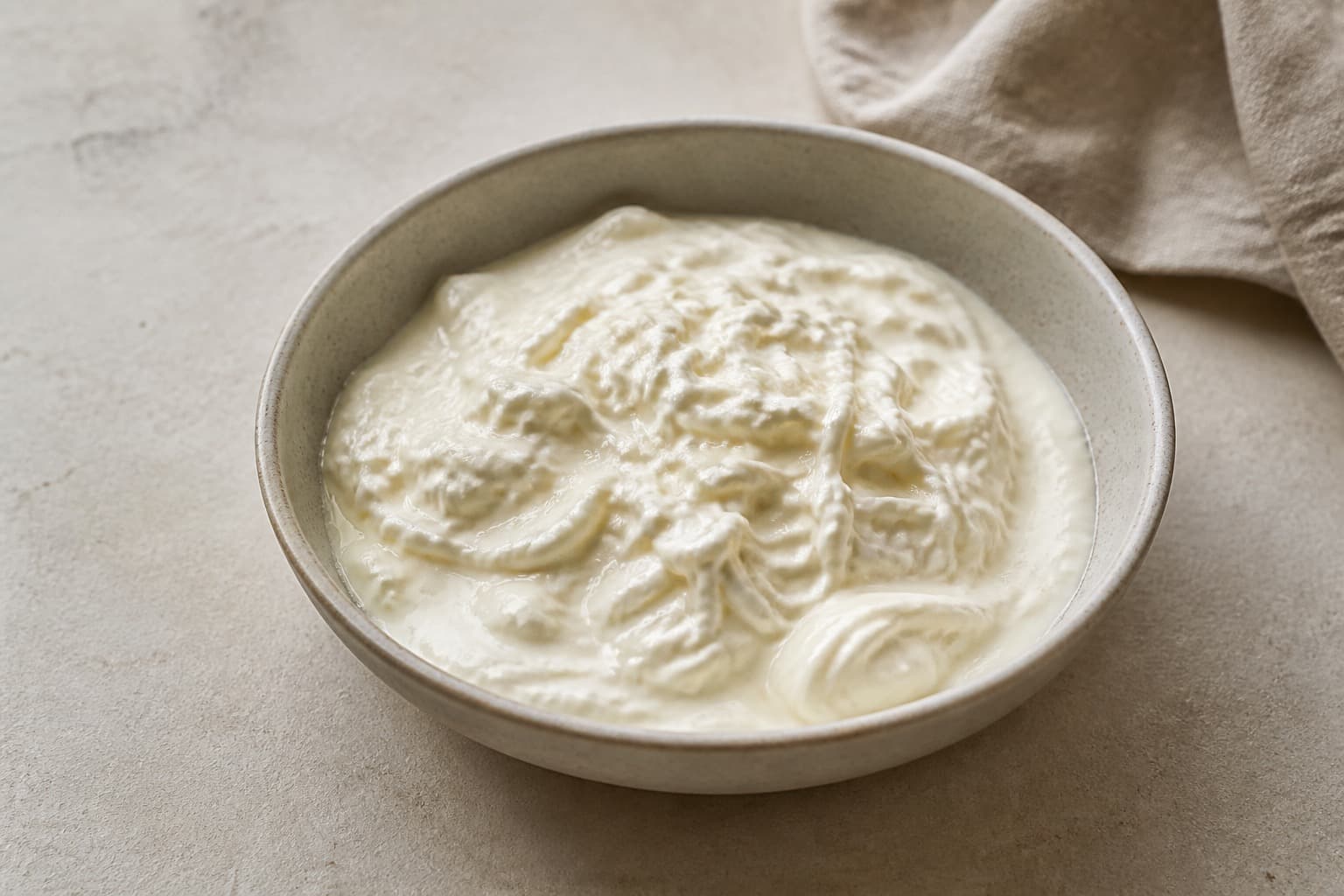 Stracciatella fotograferet i naturligt nordisk køkkenlys