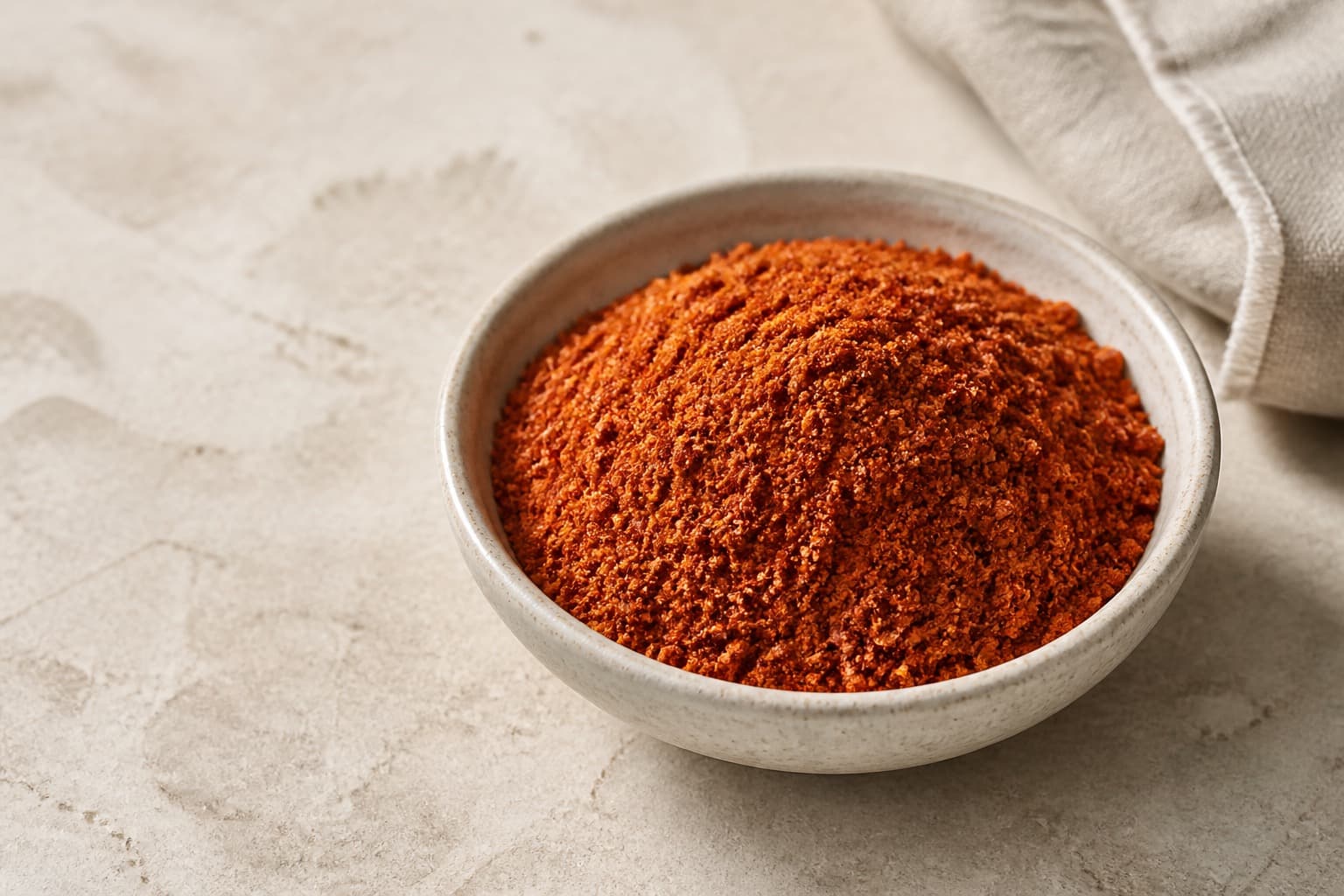 Tandoori masala fotograferet i naturligt nordisk køkkenlys